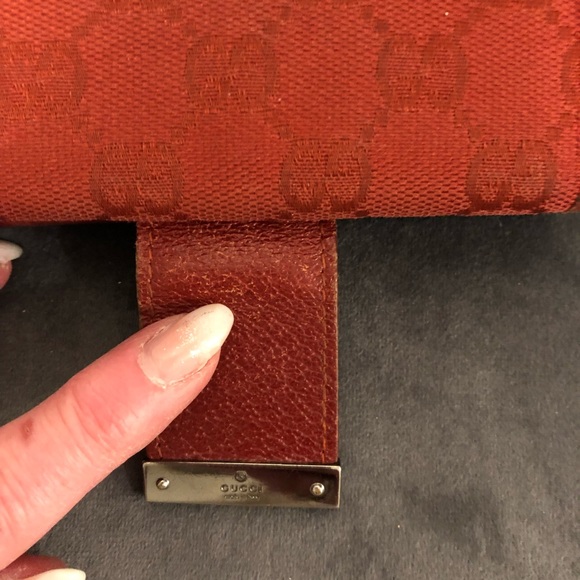 Authentic Gucci vintage canvas bifold wallet - Picture 12 of 13